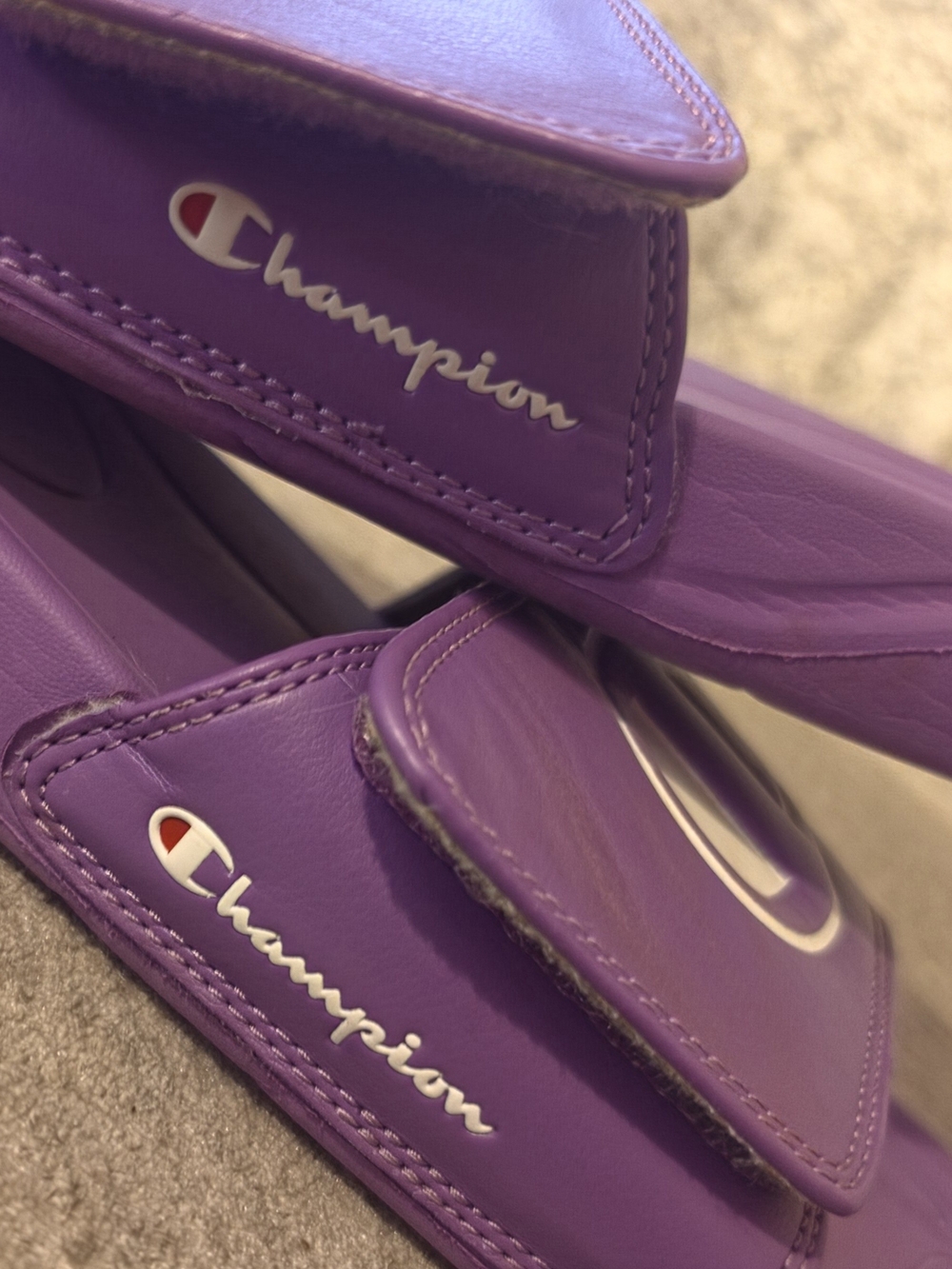 Champion Women's Purple Take Over Slide Sandals 9w
